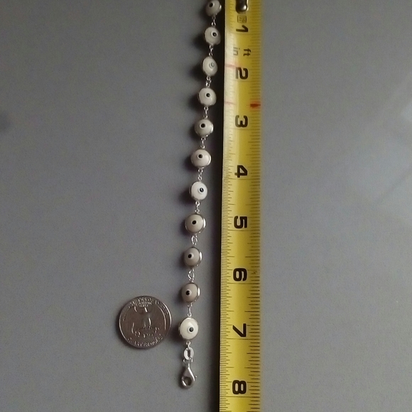 Jewelry - 925 Sterling Silver Evil Eye Bracelet